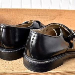 ALDO Black Leather Heavy Single Monk-Strap Slip On Shoes 44 (10.5 US)